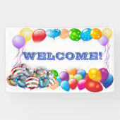 Welkom aangepaste Vinyl Banner 3' x 5' Banner (Horizontaal)