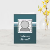 Welkom Aankomst Foto Kaart (Gele Bloem)