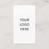 Welkom | Aanpasbare QR-code- en logosjabloon  Visitekaartje (Achterkant)