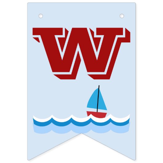 Welkom Aboard-bundelbanner Vlaggetjes (Tweede vlag)