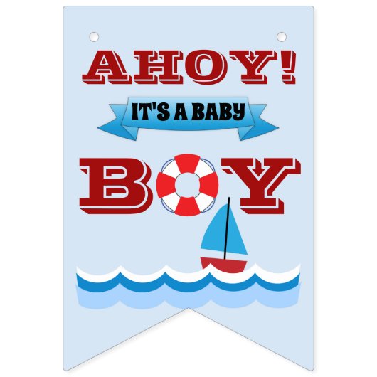 Welkom Aboard-bundelbanner Vlaggetjes (Eerste vlag)