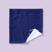 Welkom Aboard Geschenk voor Bootbezitters Navy Bla Bad Handdoek (Wasdoekje)