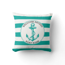 Welkom Aboard - ⚓ Nautical Anchor - Blauwgroen