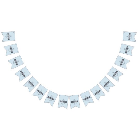 Welkom Aboard! Nautisch thema. Vlaggetjes (Alle)