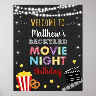 Welkom achtergrondfilm vanavond poster