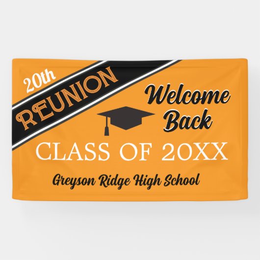 Welkom achterklasse reunion Banner (Horizontaal)