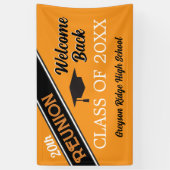 Welkom achterklasse reunion Banner (Verticaal)