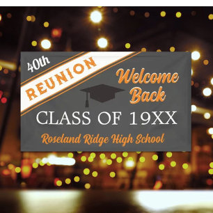 Welkom achterklasse reunion Banner
