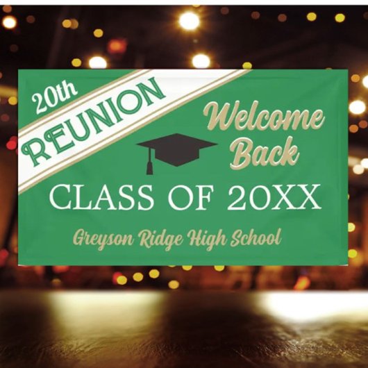 Welkom achterklasse reunion Banner