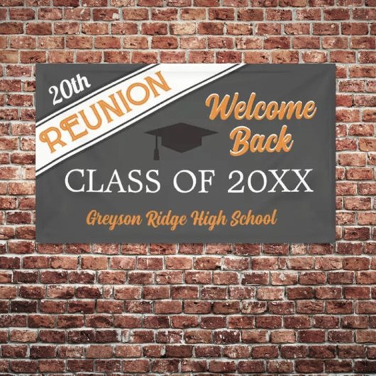 Welkom achterklasse reunion Banner