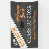 Welkom achterklasse reunion Banner (Verticaal)