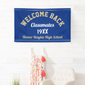 Welkom achterste klasgenoten reülebanner van klass spandoek (Insitu)