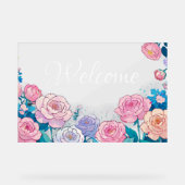 Welkom Acryl Teken Acryl Bord (Voorkant)