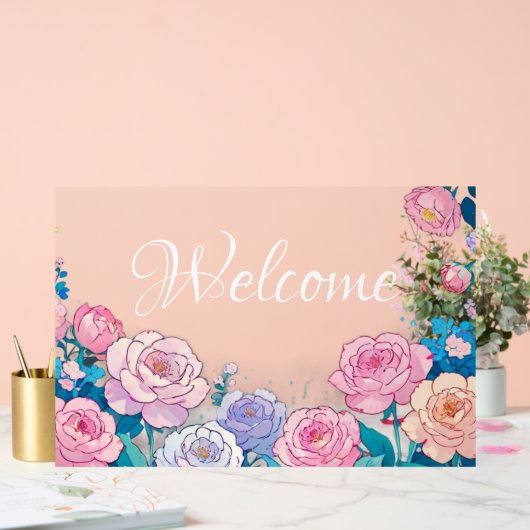 Welkom Acryl Teken Acryl Bord (Huwelijk)