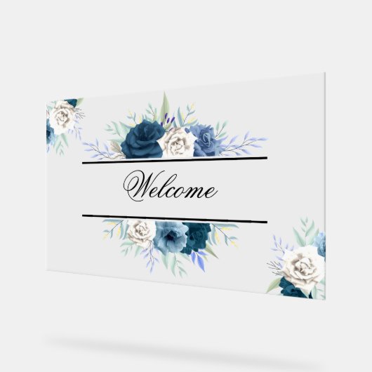 Welkom Acryl Teken Bord (Hoek)