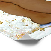 Welkom Afrikaans Poster Koninklijk Baby shower (Hoek)