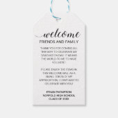 Welkom Afstuderen uit de Gift Bag van de stad Cadeaulabel (Voorkant)