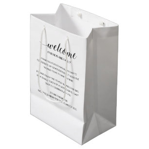 Welkom Afstuderen uit de Gift Bag van de stad Medium Cadeauzakje