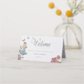 Welkom |  Alice in Wonderland Fairytale Plaatskaartje (Voorkant)