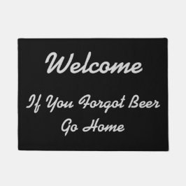 Welkom - als je bier vergeet - deurmat