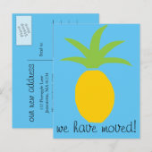Welkom ananas bewegende Briefkaarten voor nieuw hu (Voorkant / Achterkant)