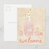 Welkom ananas briefkaart (Voorkant / Achterkant)