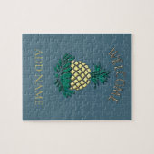 Welkom ananas legpuzzel (Horizontaal)