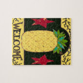 Welkom ananas legpuzzel (Horizontaal)