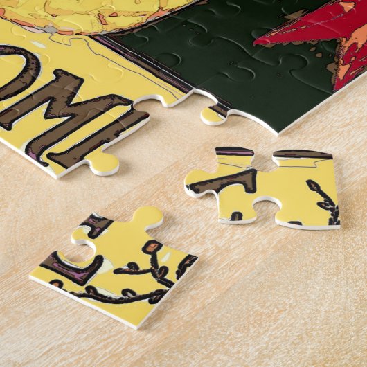 Welkom ananas legpuzzel (Zijkant)