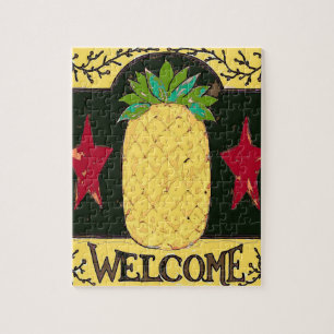 Welkom ananas legpuzzel