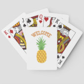 Welkom ananas pokerkaarten (Achterkant)