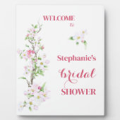 Welkom Apple Blossom Bruidsfeest Borrelcadeau Pers Fotoplaat (Voorkant)