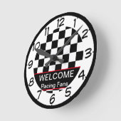 Welkom auto met getummerde ventilatoren ronde klok (Hoek)