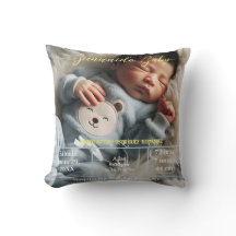 Welkom Baby | Aangepaste foto Pasgeboren statistie