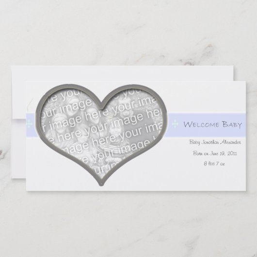 Welkom Baby Aankondiging (Voorkant)