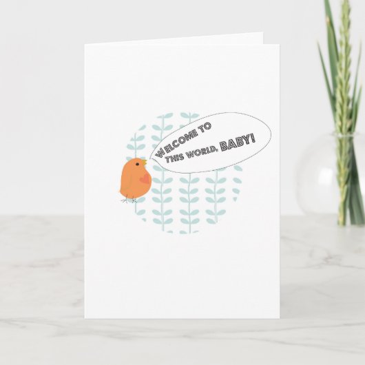 Welkom Baby! Aankondiging (Voorkant)