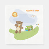 Welkom Baby Beer Servet (Voorkant)
