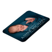 Welkom Baby Birth Photo Announcement Boy Magnet Magneet (Linkerzijde)
