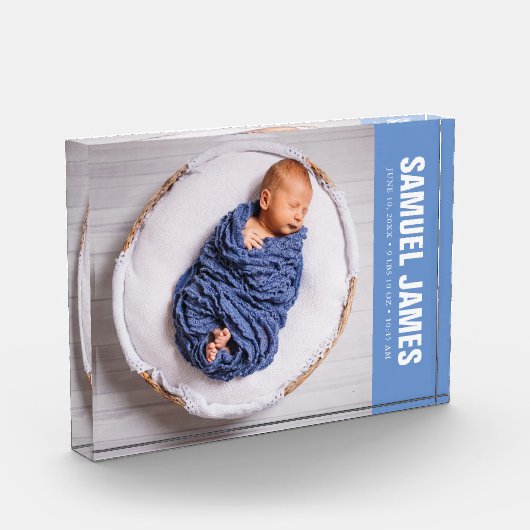 Welkom, baby Blue Fotoblokken (Links)