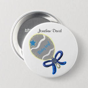 Welkom Baby Boy Button