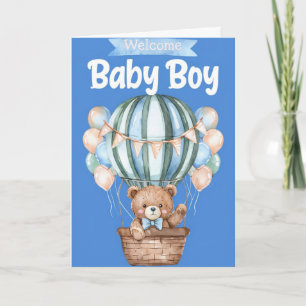 Welkom Baby Boy Kaart
