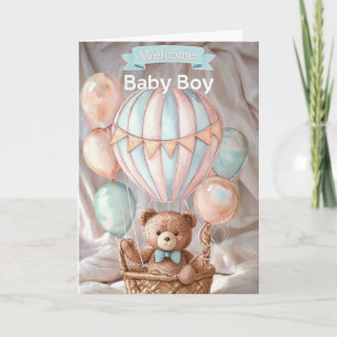 Welkom Baby Boy Kaart