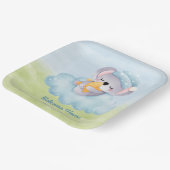 Welkom Baby Boy Paper Bord (Gebogen)