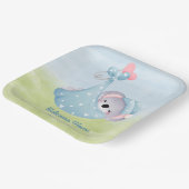 Welkom Baby Boy Papieren Bordje (Gebogen)