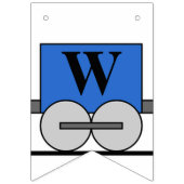 Welkom Baby Boy Speelgoed Train Vlaggetjes (Tweede vlag)