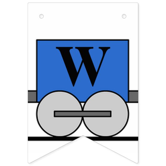 Welkom Baby Boy Speelgoed Train Vlaggetjes (Tweede vlag)