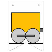 Welkom Baby Boy Speelgoed Train Vlaggetjes (Eerste vlag)