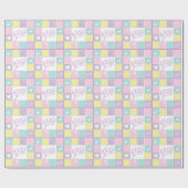 Welkom Baby Girl Colorful Cadeaupapier (Vlak)