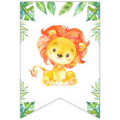 Welkom Baby Groen Oerwoud Safari Douche Sprinkle Vlaggetjes (Tweede vlag)