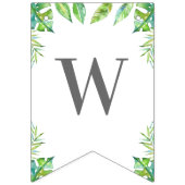 Welkom Baby Groen Oerwoud Safari Douche Sprinkle Vlaggetjes (Derde vlag)